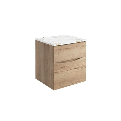 Crosswater Glide II 500 Unit with Gold Vein Estatuario Worktop