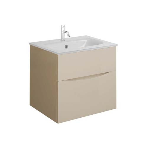 Crosswater Glide II 500 Unit & Ice White Glass Basin