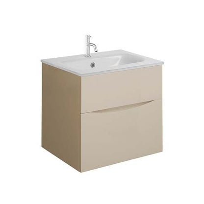 Crosswater Glide II 500 Unit & Ice White Glass Basin