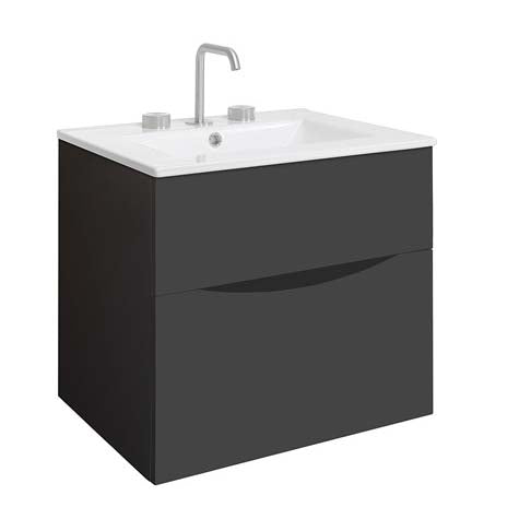 Crosswater Glide II 600 Unit with Ceramic Basin