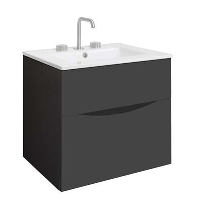 Crosswater Glide II 600 Unit with Ceramic Basin