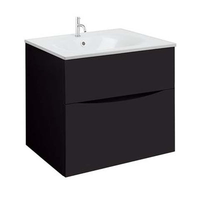 Crosswater Glide II 600 Unit with White Gloss Cast Mineral Marble Basin