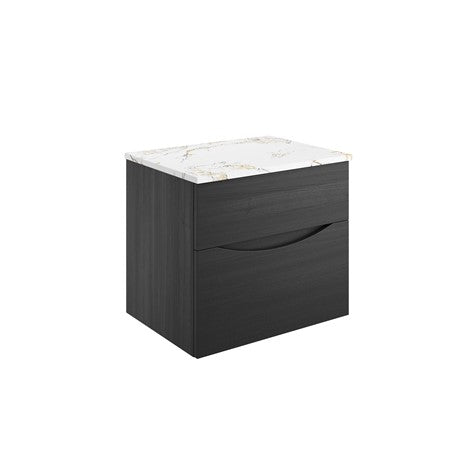 Crosswater Glide II 600 Unit with Gold Vein Estatuario Worktop