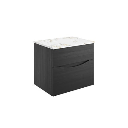 Crosswater Glide II 600 Unit with Gold Vein Estatuario Worktop