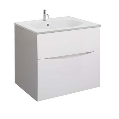 Crosswater Glide II 600 Unit with Matt White Basin