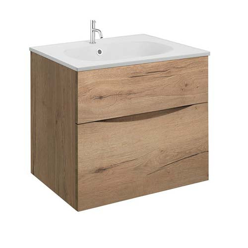 Crosswater Glide II 600 Unit with Matt White Basin