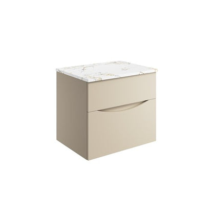 Crosswater Glide II 600 Unit with Gold Vein Estatuario Worktop