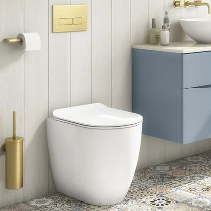 Crosswater GL6117CW Glide II Back to Wall Rimless Toilet