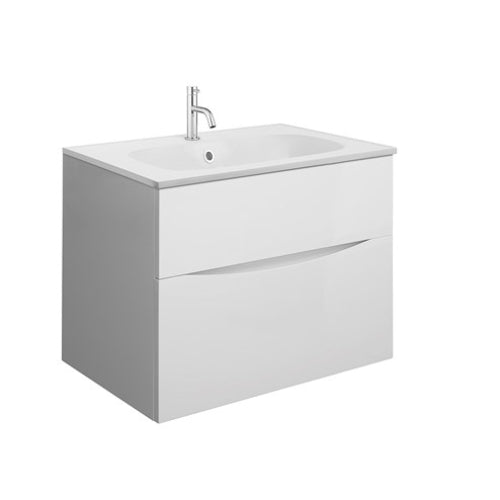 Crosswater Glide II 700 Unit & Cast Mineral Marble Basin