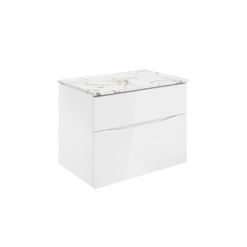 Crosswater Glide II 700 Unit with Gold Vein Estatuario Worktop
