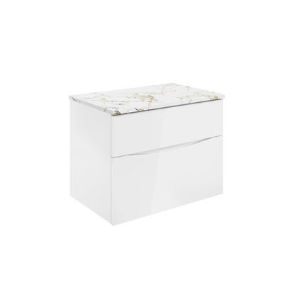 Crosswater Glide II 700 Unit with Gold Vein Estatuario Worktop