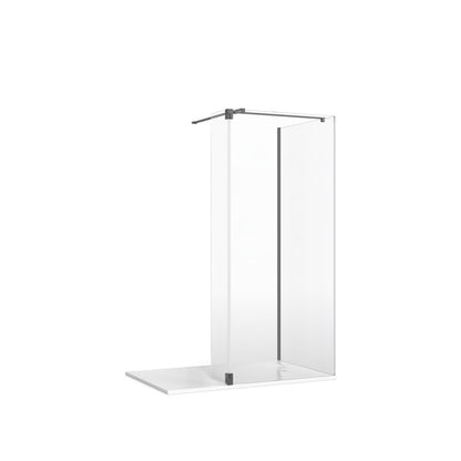 Crosswater Gallery 10 Glass Corner with Hinged Deflector