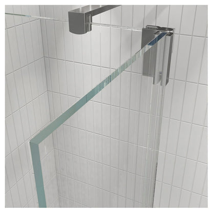 Crosswater Gallery 10 Glass Corner with Hinged Deflector