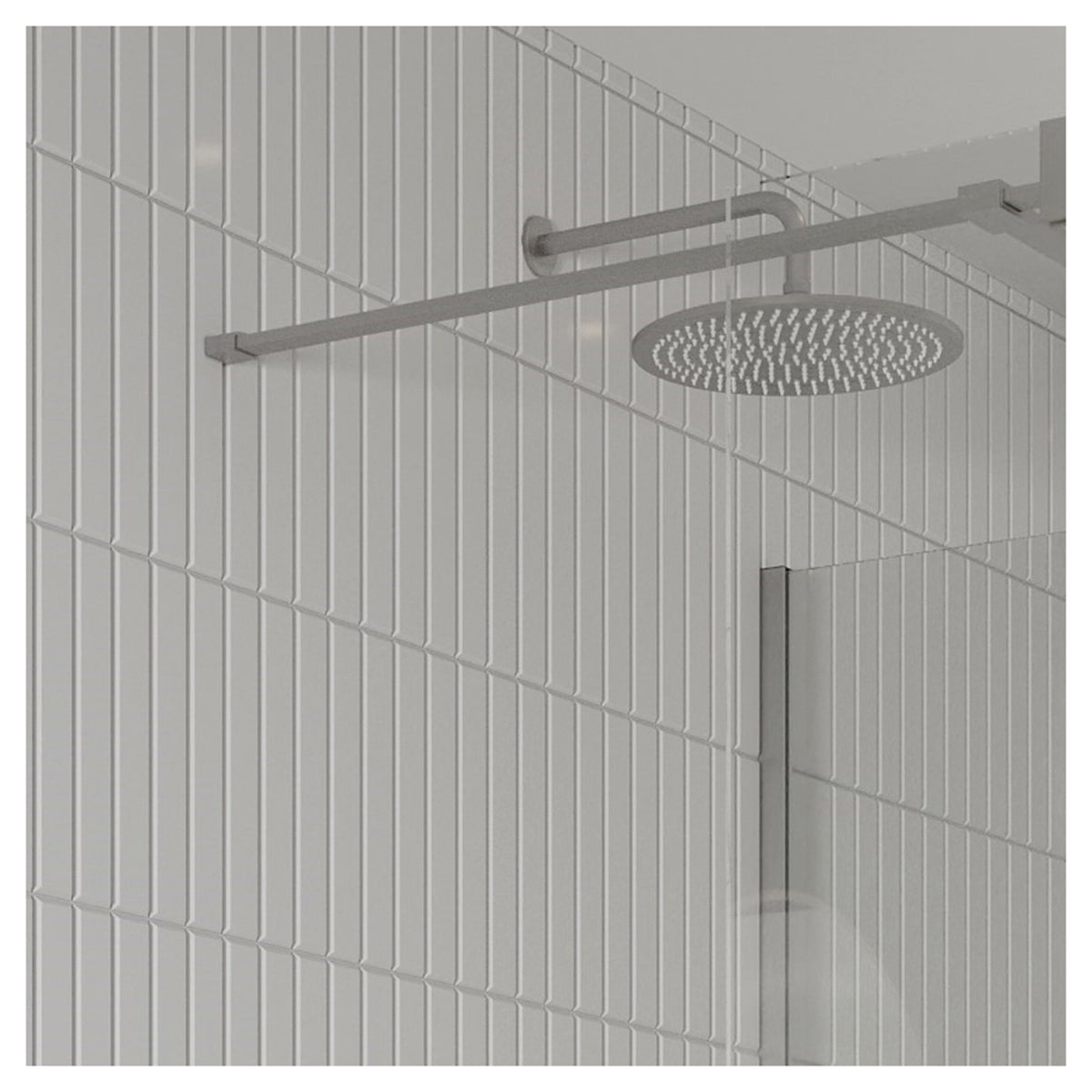 Crosswater Gallery 10 Recess with Double Panel Ceiling Bracing Bar