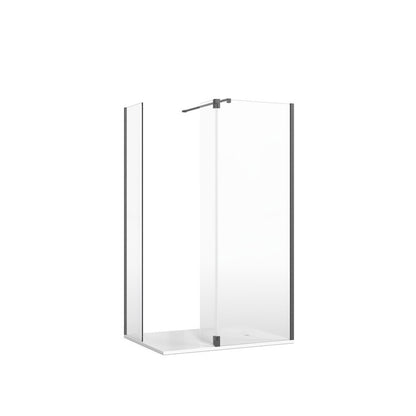 Crosswater Gallery 10 Corner with Hinged Deflector (T-Bracing Bar)