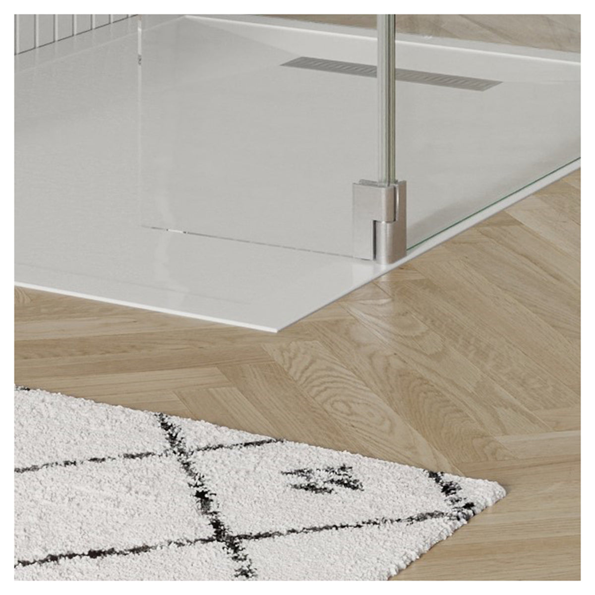 Crosswater Gallery 10 Corner with Hinged Deflector