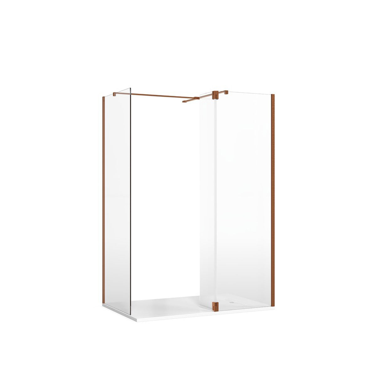 Crosswater Gallery 10 Corner with Hinged Deflector