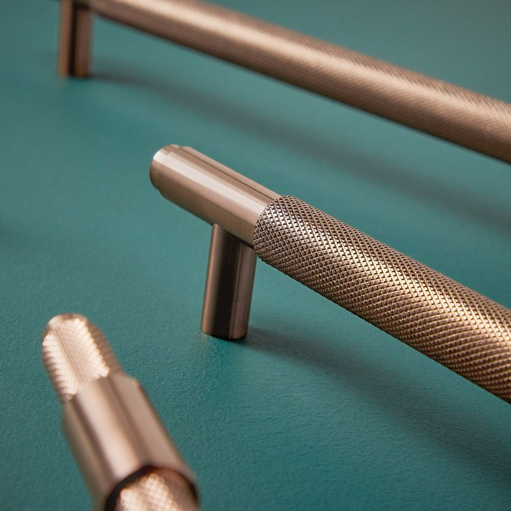 Luxe81 Knurled 160mm Handle 128mm Centres