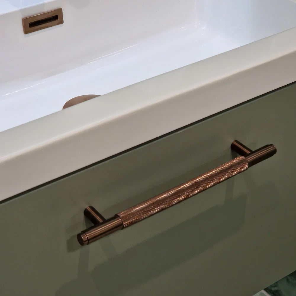 Luxe81 Knurled 160mm Handle 128mm Centres