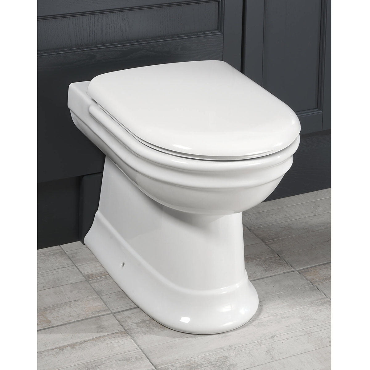 Silverdale HICLOBT6WHI Hillingdon Back To Wall WC Pan