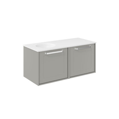Crosswater Infinity 1000 Framed Unit with Basin (Left or Right)