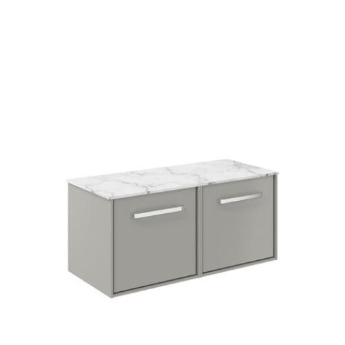 Crosswater Infinity 1000 Unit with Carrara Marble Worktop