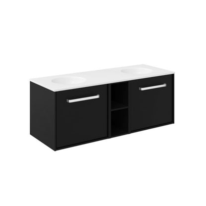 Crosswater Infinity 1200 Framed Unit with Double Basin