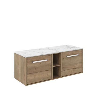 Crosswater Infinity 1200 Unit with Carrara Marble Worktop