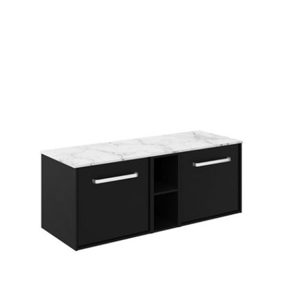Crosswater Infinity 1200 Framed Unit with Carrara Marble Worktop