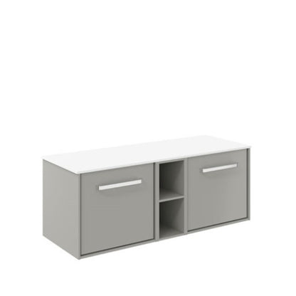 Crosswater Infinity 1200 Unit with Polar White Worktop