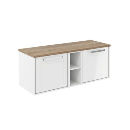 Crosswater Infinity 1200 Framed Unit with Windsor Oak Worktop