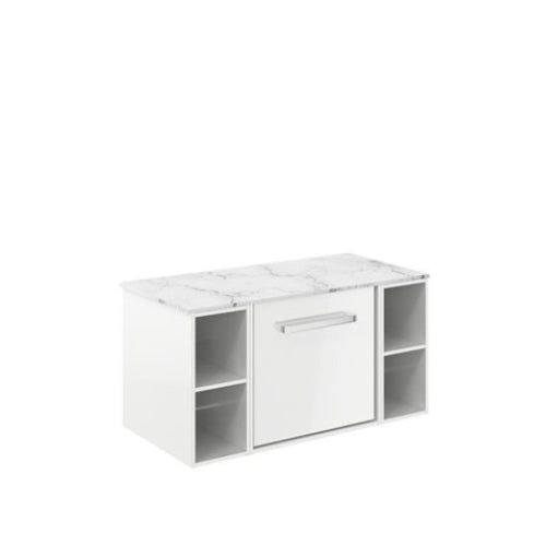 Crosswater Infinity 900 Unit with Carrara Marble Worktop