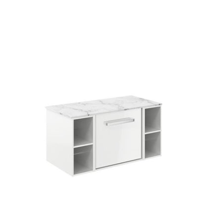 Crosswater Infinity 900 Unit with Carrara Marble Worktop