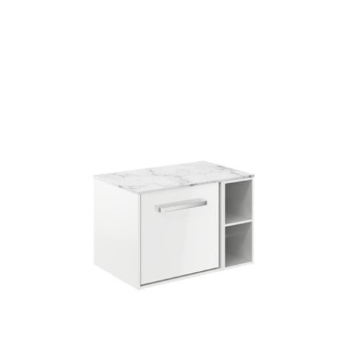 Crosswater Infinity 700 Unit with Carrara Marble Worktop