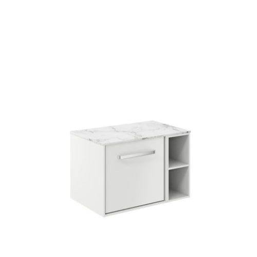 Crosswater Infinity 700 Unit with Carrara Marble Worktop
