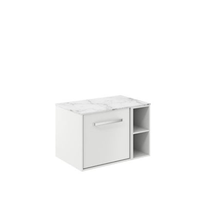 Crosswater Infinity 700 Unit with Carrara Marble Worktop