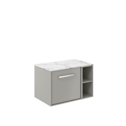 Crosswater Infinity 700 Unit with Carrara Marble Worktop