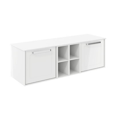 Crosswater Infinity 1400 Framed Unit with Polar White Worktop