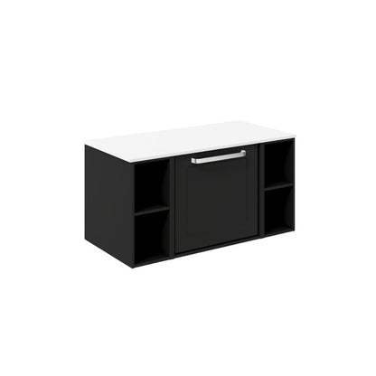 Crosswater Infinity 900 Framed Unit with Polar White Worktop