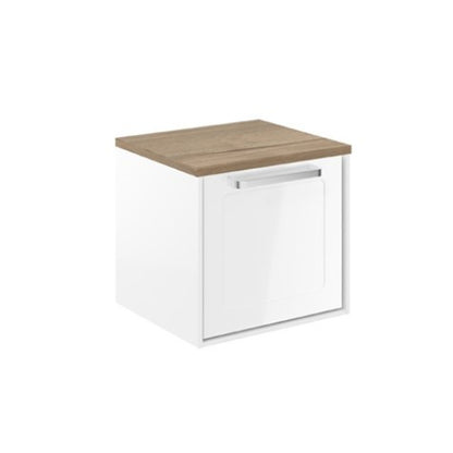 Crosswater Infinity 500 Framed Unit with Windsor Oak Worktop