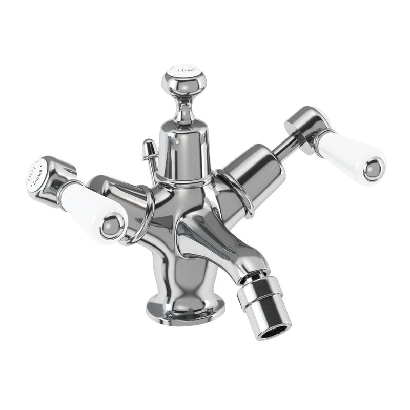 Burlington Kensington KE13 Bidet Mixer with Pop-up Waste