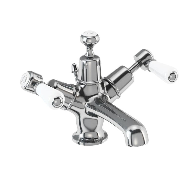 Burlington Kensington KE4 Basin Mixer with Pop-up Waste