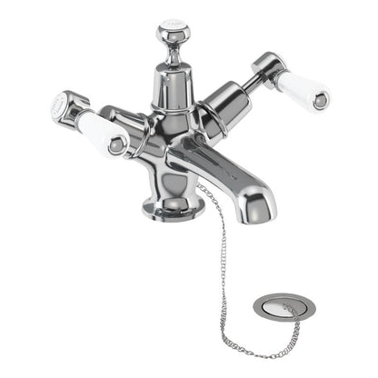 Burlington Kensington KE5 Basin Mixer with Plug & Chain Waste