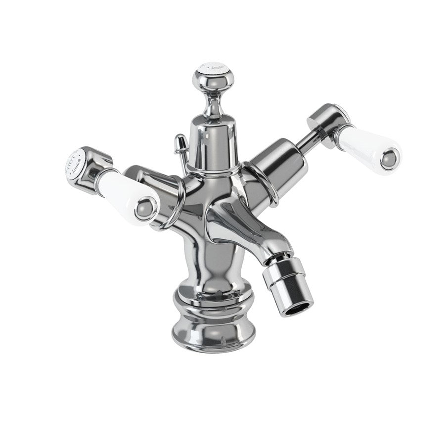 Burlington Kensington KER13 Regent Bidet Mixer with Pop-up Waste