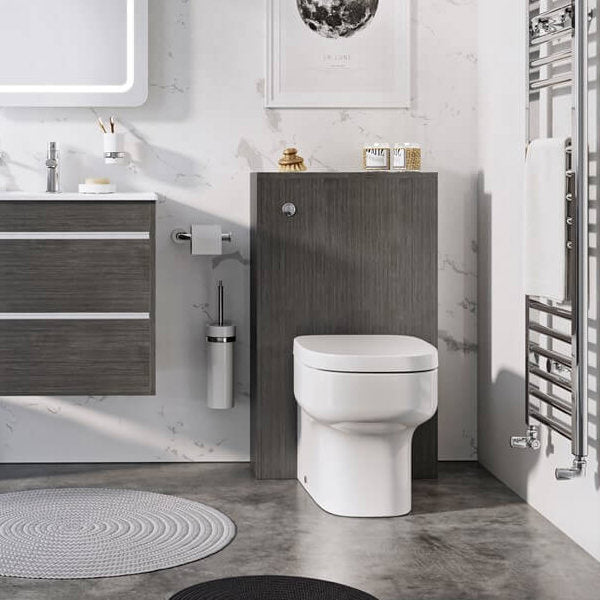 Crosswater Kai KL6307CW S back To Wall White Toilet With Soft Close Seat