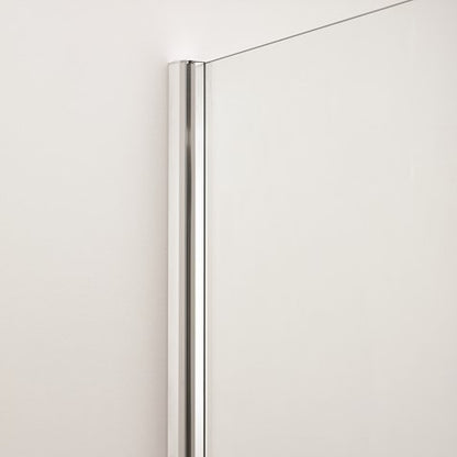 Crosswater Kai KLQSSC0800 6 Quadrant Single Door, Silver Finish
