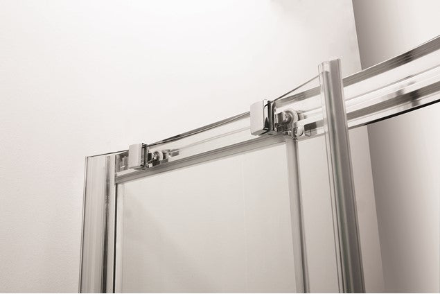Crosswater Kai KLQSSC0800 6 Quadrant Single Door, Silver Finish