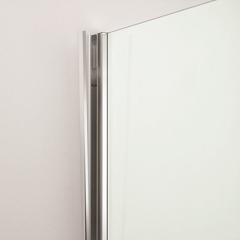Crosswater Kai KLSLSC1000 6 Single Sliding Door, Silver Finish