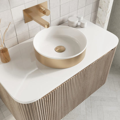 Luxe81 KOKO Fluted Countertop Basin