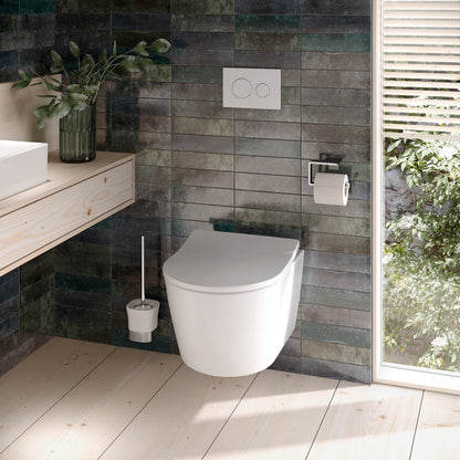 Toto RP CW554Y Wall-Hung Compact Rimless WC Pan – 380 x 490mm